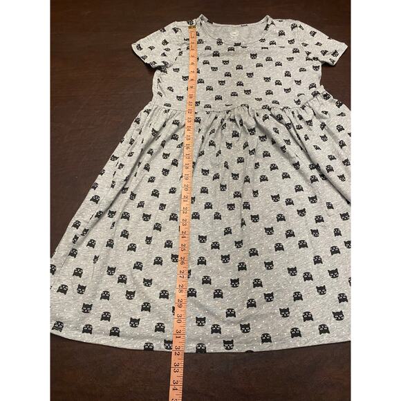 Black Cat Print Dress w/ Pockets XXL (18) Halloween Cute Fall Party - Picture 4 of 5